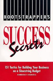 Cover of Bootstrapper's success secrets by Kimberly Stansell