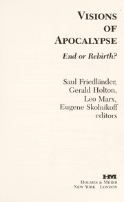 Cover of Visions of apocalypse, end or rebirth? by Saul Friedländer