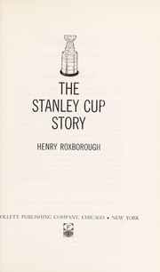 Front cover of The Stanley Cup story by Henry Hall Roxborough