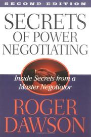 Cover of The Secrets of Power Negotiating by Roger Dawson