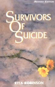 Front cover of Survivors of Suicide by Rita Robinson