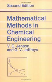 Front cover of Mathematical methods in chemical engineering by Victor George Jenson