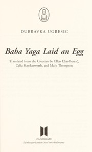 Front cover of Baga Jaga je snijela jaje by Dubravka Ugrešić