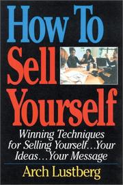 Cover of How to Sell Yourself by Arch Lustberg