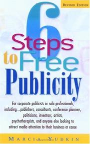 Cover of 6 steps to free publicity by Marcia Yudkin