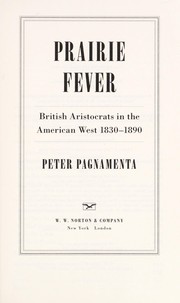 Cover of Prairie fever by Peter Pagnamenta