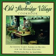 Front cover of Old Sturbridge Village cookbook by Caroline Sloat