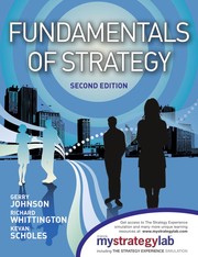 Front cover of Fundamentals of strategy by Gerry Johnson