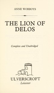 Cover of The Lion of Delos by Anne Worboys