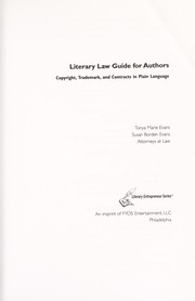 Front cover of Literary law guide for authors by Tonya M. Evans-Walls