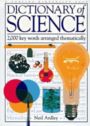 Front cover of Dictionary of science by Neil Ardley