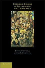 Front cover of Economic origins of dictatorship and democracy by Daron Acemoglu