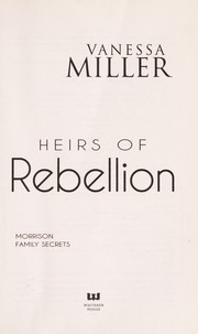 Front cover of Heirs of Rebellion by Vanessa Miller