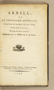 Front cover of Arnill, ou Le prisonnier américain by Marsollier