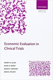 Front cover of Economic evaluation in clinical trials by Daniel Polsky