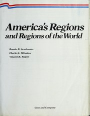 Cover of America's regions and regions of the world by Bonnie B. Armbruster