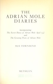 Cover of The Adrian Mole diaries by Sue Townsend
