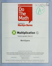 Cover of Do the math by Marilyn Burns