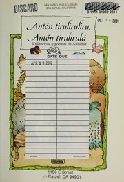 Front cover of Anto n tiruliruliru, Anto n tirulirula by Silvia Castrillón