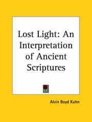 Cover of The lost light by Alvin Boyd Kuhn