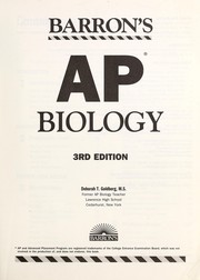 Cover of AP biology by Deborah T. Goldberg