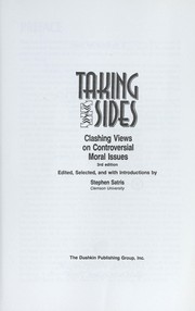 Cover of Taking sides by stephen-satris