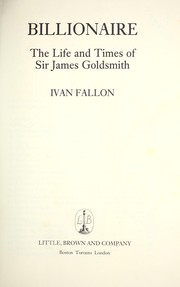 Cover of Billionaire by Ivan Fallon
