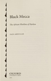 Cover of Black Mecca by Zain Abdullah