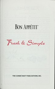 Cover of Bon appétit fresh & simple by Unknown