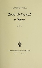 Front cover of Books do furnish a room by Anthony Powell