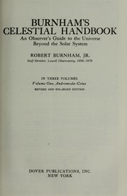 Front cover of Burnham's celestial handbook by Robert Burnham