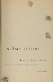 Front cover of A heart of stone by Renate Dorrestein