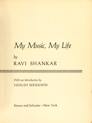 Front cover of My music, my life by Shankar, Ravi