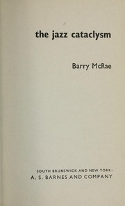 Cover of The jazz cataclysm by Barry McRae