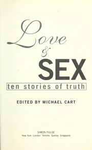 Front cover of Love & sex by Michael Cart