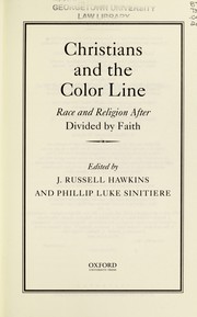 Cover of Christians and the color line by J. Russell Hawkins