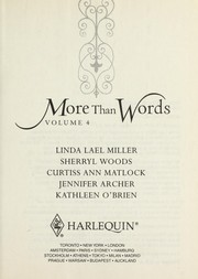 Front cover of More Than Words Volume 4 by Sherryl Woods