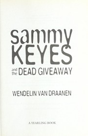Front cover of Sammy Keyes and the dead giveaway by Wendelin Van Draanen