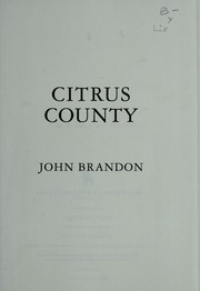 Cover of Citrus County by John Brandon