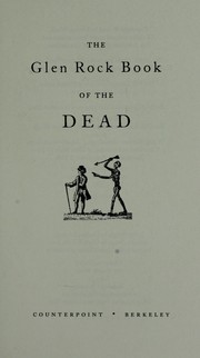 Front cover of The Glen Rock book of the dead by Marion Winik