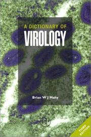 Front cover of A dictionary of virology by Brian W. J. Mahy