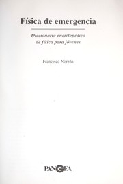 Front cover of Fi sica de emergencia by Francisco Noren a