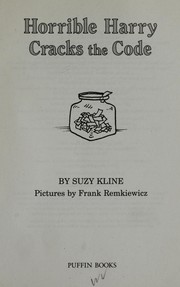 Cover of Horrible Harry cracks the code by Suzy Kline