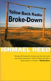 Front cover of Yellow back radio broke-down by Ishmael Reed