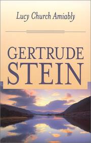 Front cover of Lucy Church, Amiably by Gertrude Stein