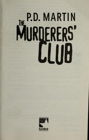 Front cover of The Murderers' Club by P. D. Martin