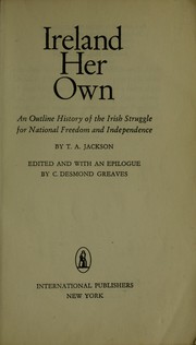 Cover of Ireland her own by T. A. Jackson