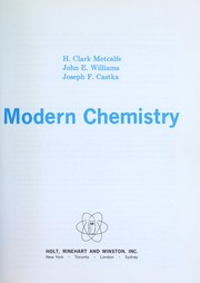Front cover of Modern chemistry by H. Clark Metcalfe