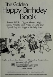 Cover of The Golden happy birthday book by Barbara Shook Hazen