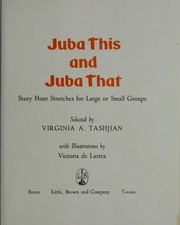 Cover of Juba this and Juba that by Virginia A. Tashjian